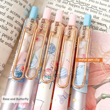 Load image into Gallery viewer, Bloom &amp; Butterfly Gel Pen Set – Floral Edition
