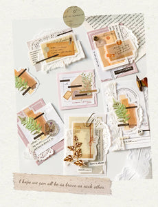 Vintage Style Old Paper Decorative Stickers