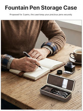 Load image into Gallery viewer, Heritage Trio Genuine Leather Pen Case – Handmade Edition
