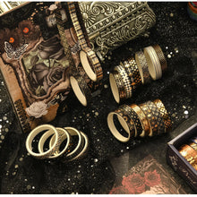 Load image into Gallery viewer, Midnight Gothic Washi Tape Collection – Vintage Edition
