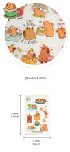 Load image into Gallery viewer, Cute Capybara Stickers
