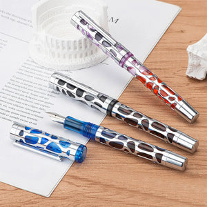LucidFlow Acrylic Skeleton Fountain Pens
