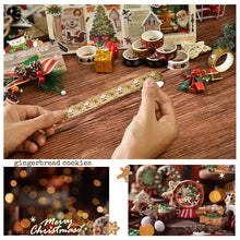 Load image into Gallery viewer, Vintage Snowmen Merry Christmas Masking Washi Tape Sets
