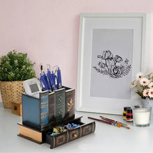 Load image into Gallery viewer, Grand Library Desk Organizer – Vintage Edition
