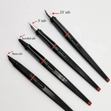 Load image into Gallery viewer, Crimson Clip Trio Fountain Pen Set – Statement Edition
