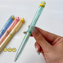 Load image into Gallery viewer, Crystal Duckie Gel Pen Set – Kawaii Writing Edition
