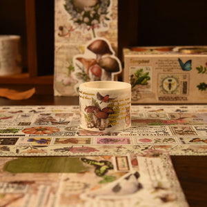 Exotic Nature Vintage Style Washi Tape Sets - Limited Edition
