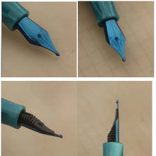 Load image into Gallery viewer, Peacock Blue Acrylic Fountain Pen
