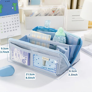 Multi-Pocket Prism Large Capacity Pencil Case