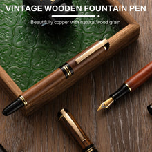 Load image into Gallery viewer, Luxury Wooden Fountain Pen Gift Sets - Limited Edition
