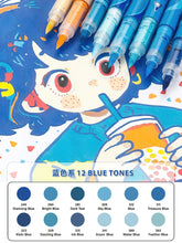 Load image into Gallery viewer, ColorMuse Acrylic Brush Marker Set – Artist Edition

