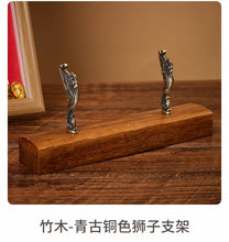 Load image into Gallery viewer, Heritage Rest Solid Wood Pen Stand – Artisan Edition
