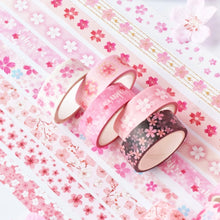 Load image into Gallery viewer, 🌸 Sakura Blossom Washi Tape Collection – Spring Edition
