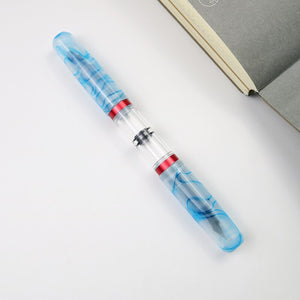 GlassyGrip Dual Nib Fountain Pens