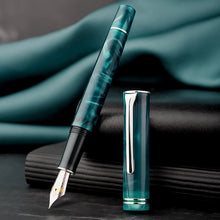 Load image into Gallery viewer, Green Forest Acrylic Fountain Pen

