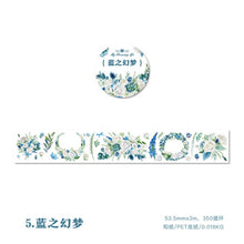 Load image into Gallery viewer, Vintage Flower Sea Decorative Masking Washi Tape
