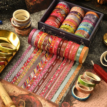 Load image into Gallery viewer, Midnight Gothic Washi Tape Collection – Vintage Edition

