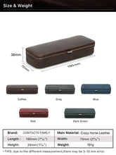 Load image into Gallery viewer, Heritage Trio Genuine Leather Pen Case – Handmade Edition
