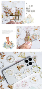Kawaii Rabbit Series Decorative Stickers