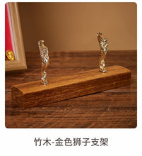 Load image into Gallery viewer, Heritage Rest Solid Wood Pen Stand – Artisan Edition

