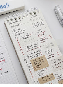 Monthly Checklist Memo Pad