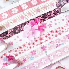 Load image into Gallery viewer, 🌸 Sakura Blossom Washi Tape Collection – Spring Edition
