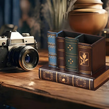 Load image into Gallery viewer, Grand Library Desk Organizer – Vintage Edition

