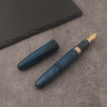 Load image into Gallery viewer, Artisan Twilight Wooden Fountain Pen – Signature Edition
