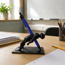 Load image into Gallery viewer, Iron Warden Knight Pen Holder – Gothic Edition
