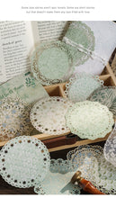 Load image into Gallery viewer, Vintage Flower Lace Openwork Material Paper
