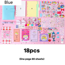Load image into Gallery viewer, Pastel Pages A6 Ring Planner – Kawaii Edition
