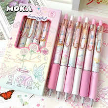 Load image into Gallery viewer, Bloom &amp; Butterfly Gel Pen Set – Floral Edition
