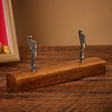 Load image into Gallery viewer, Heritage Rest Solid Wood Pen Stand – Artisan Edition
