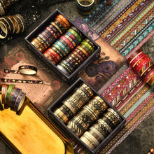 Load image into Gallery viewer, Midnight Gothic Washi Tape Collection – Vintage Edition

