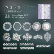 Load image into Gallery viewer, Vintage Lace Garden Adornments Stickers
