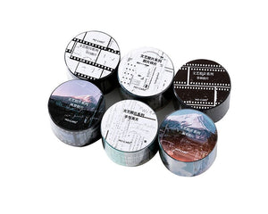 Vintage Literary Film Series Masking Washi Tape