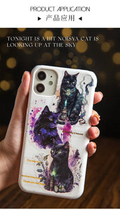Cute Magic Black Cat Decorative Sticker
