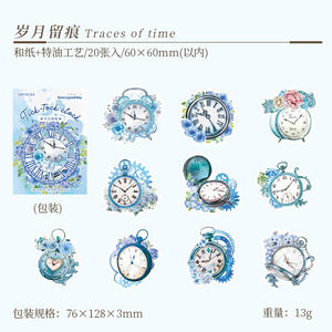 Tick-Tock Clock Series Decorative Stickers - Limited Edition