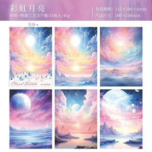 Heavenly Cloud Canvas Material Papers