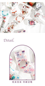 Vintage Flower Sea Decorative Masking Washi Tape