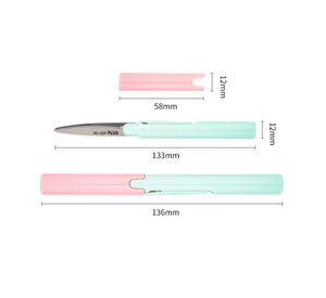 Plus Compact Pen Style Twiggy Scissors - Original Kawaii Pen