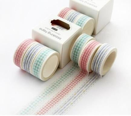 Japanese Pattern Washi Tape Set - Original Kawaii Pen