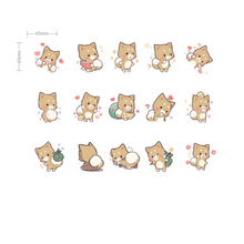 Load image into Gallery viewer, Cheery Puppy Paper Stickers - Original Kawaii Pen
