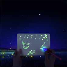 Load image into Gallery viewer, Glow In The Dark Neon Doodle Board Perfect Gift For Kids All Ages ✍ - Original Kawaii Pen
