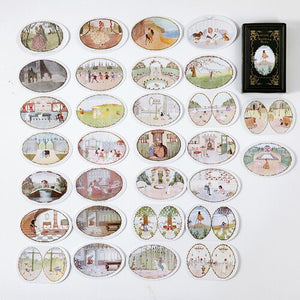 Walking Town Series Decorative Stickers - Limited Edition