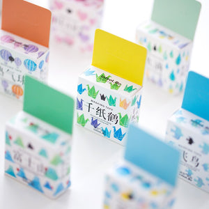 Watercolor Colorful Washi Tapes (8 Designs)