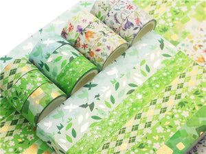 Spring Floral Series Washi Tape Set - Limited Edition