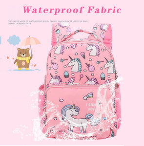 Cute Unicorn School Backpack (3 colors & sizes)