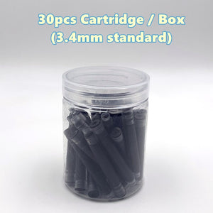 Fountain Pen 3.4mm Standard Cartridges ( 30 pcs)