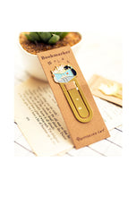 Load image into Gallery viewer, Pottering Cat Gold Pelated Bookmarks (12 Designs)
